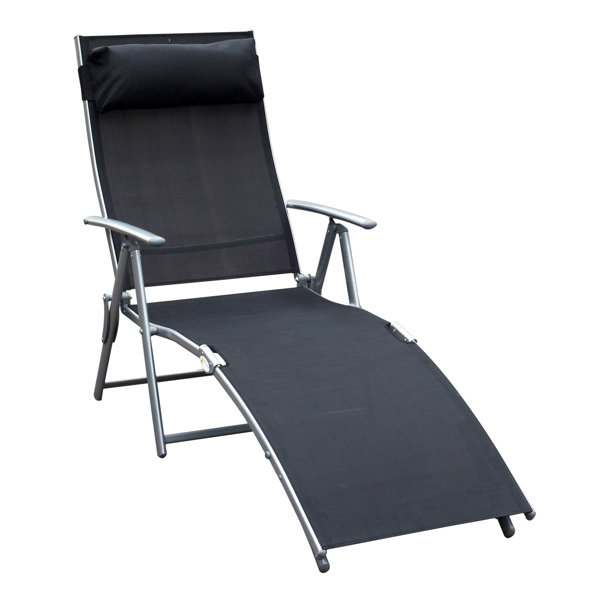 Arlmont & Co. Gloria Outdoor Metal Chaise Lounge & Reviews Wayfair